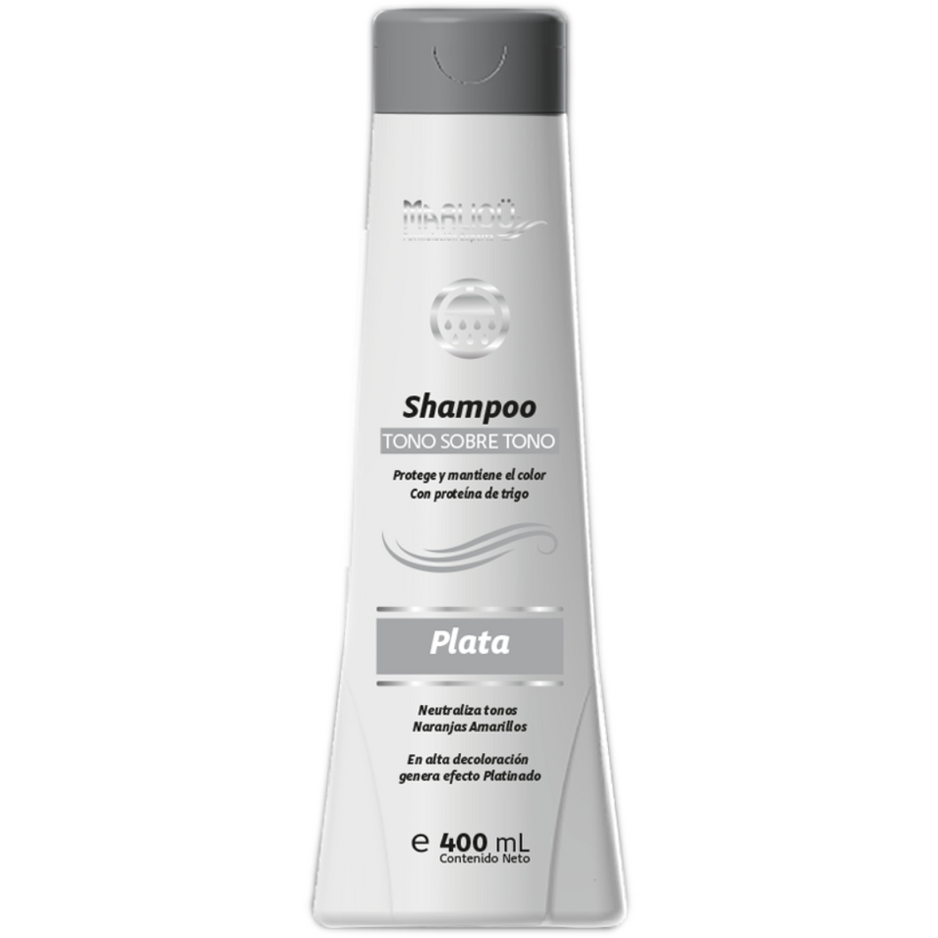 Shampoo Color Plata Marliou 400ml